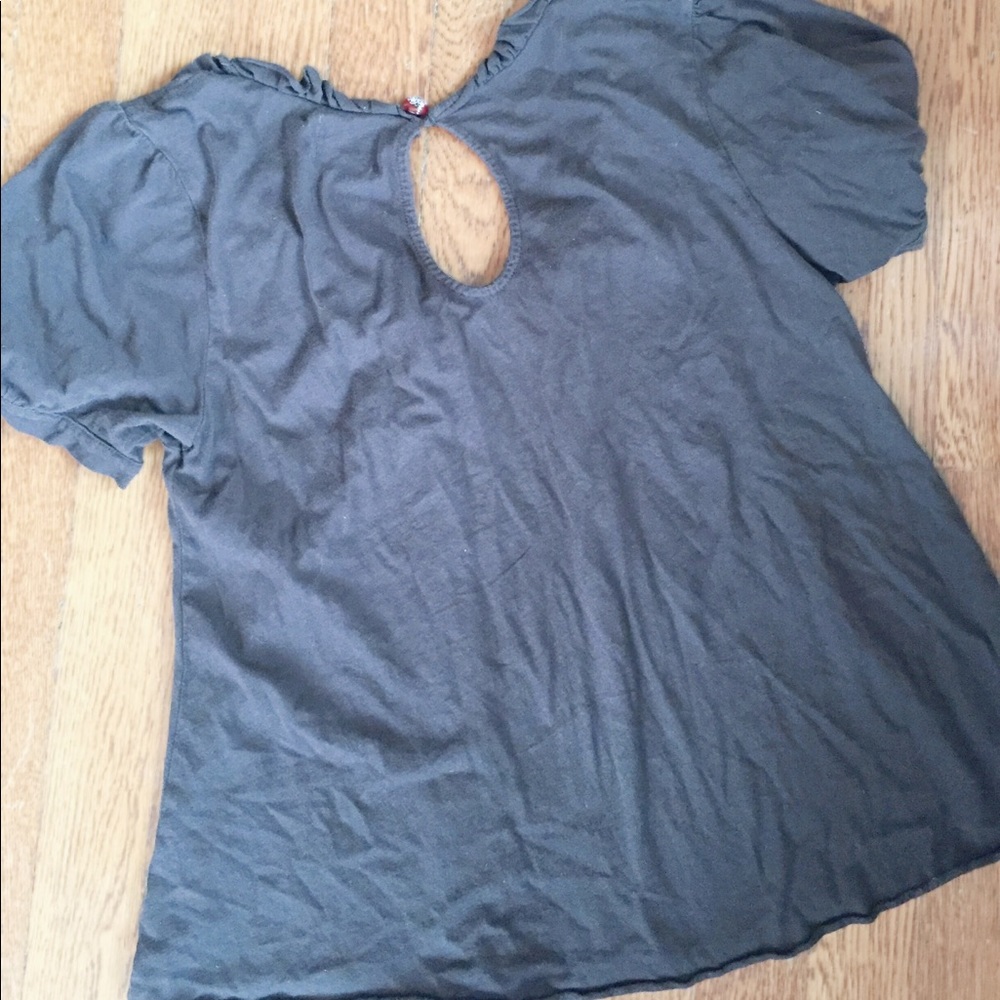 Anthropologie Brown Ric Rac Top - Picture 3 of 4